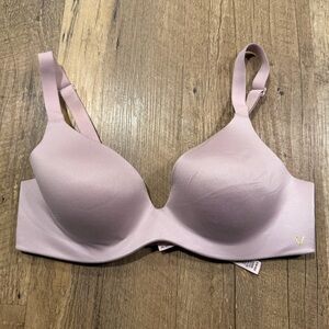 Victoria’s Secret Tan Lined Semi Bra 32B Purple